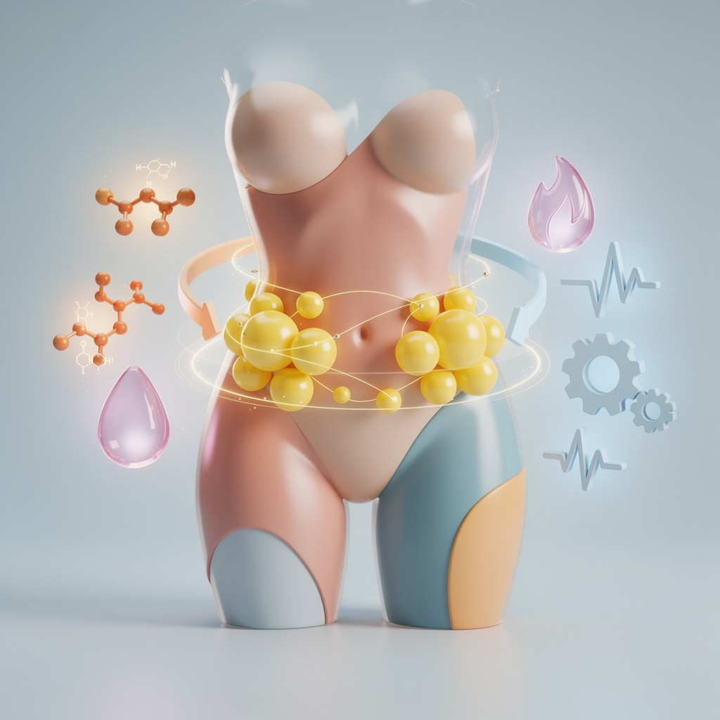 Menopozda Bölgesel Yağlanma Neden Artar? Hormonal Değişimlerin Vücuda Etkisi
